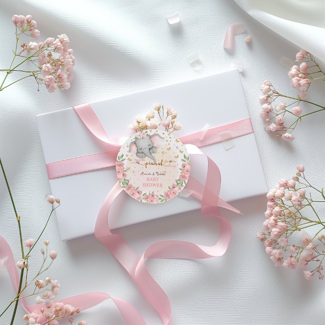 Adesivo Chá de doce elefante, rosa-rosa, (Criador carregado)