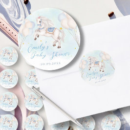 Adesivo Chá de estrela do balão azul Pony