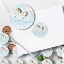 Adesivo Chá de estrela dos balões Azul de Pony