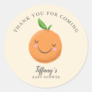 Adesivo Chá de fraldas Amarelo de Tema Pequeno e Cutil