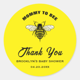 Adesivo Chá de fraldas Amarelo Mamãe A Ser Legal Na moda