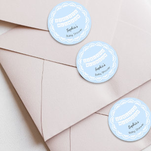 Adesivo Chá de fraldas Azul Cielito Lindo