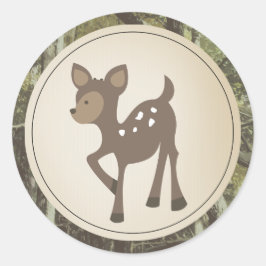 Adesivo Chá de fraldas Baby Deer Camo