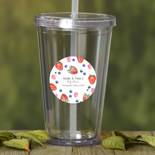 Adesivo Chá de fraldas Berry Sweet (Criador carregado)