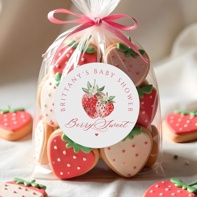 Adesivo Chá de fraldas Berry Sweet (Criador carregado)