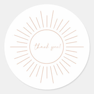 Adesivo Chá de fraldas Boho Sun