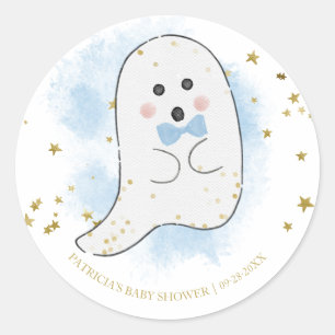 Adesivo Chá de fraldas Clássico de Halloween Fantástico Ro