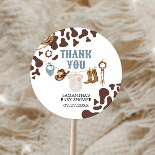 Adesivo Chá de fraldas Cowboy