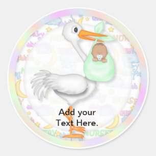 Adesivo Chá de fraldas Cupcake