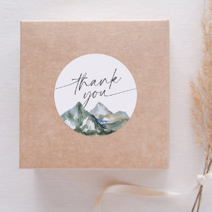 Adesivo Chá de fraldas da Floresta Montanha