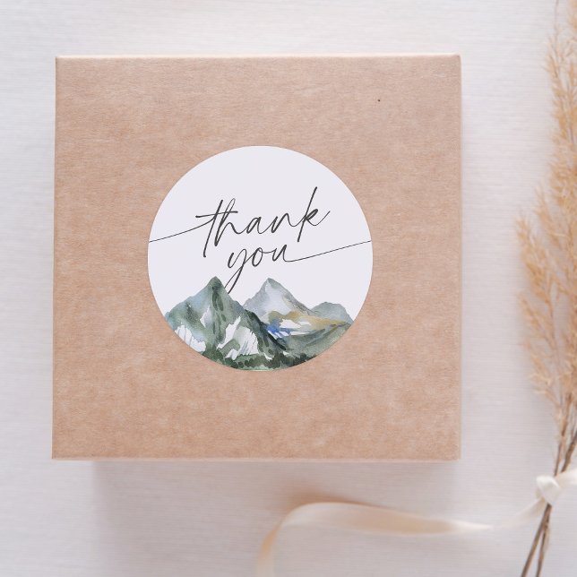 Adesivo Chá de fraldas da Floresta Montanha (Criador carregado)