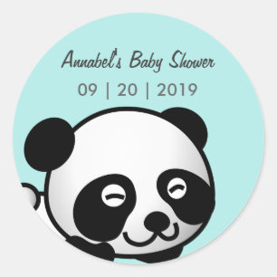 Adesivo Chá de fraldas da panda
