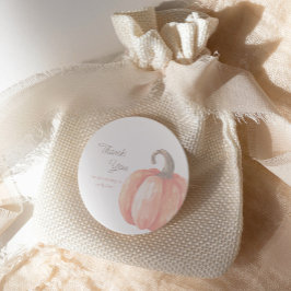 Adesivo Chá de fraldas de Abóbora de Aquarela