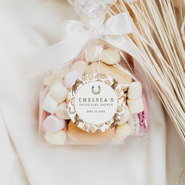 Adesivo Chá de fraldas de Aquarela Moderno do Western Rode