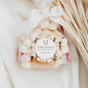 Adesivo Chá de fraldas de Aquarela Moderno do Western Rode