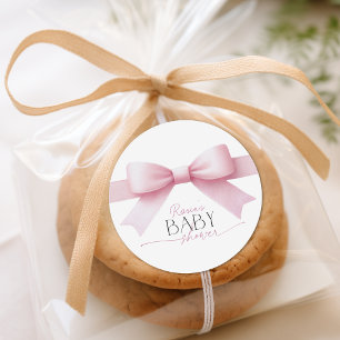 Adesivo Chá de fraldas de Arco rosa elegante