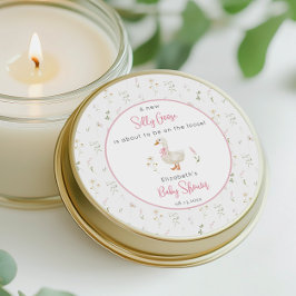 Adesivo Chá de fraldas de Arco Rosa-Rosa bobo