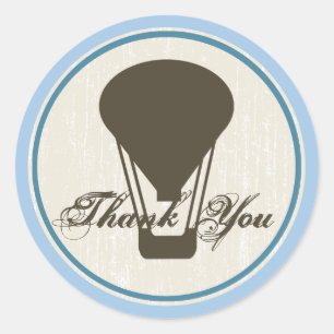 Adesivo Chá de fraldas de balão de ar quente