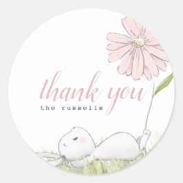 Adesivo chá de fraldas de bebê