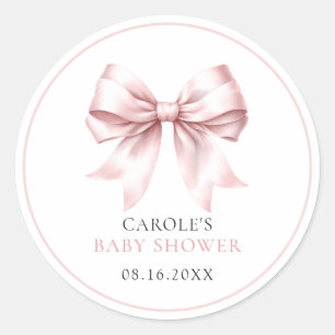 Adesivo Chá de fraldas de Bebê Arco Rosa Blush