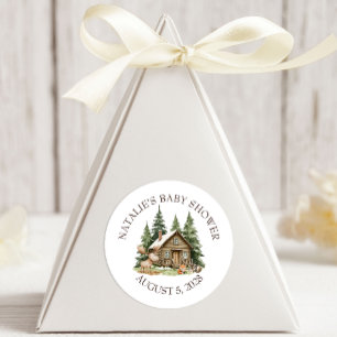 Adesivo Chá de fraldas de Boho Woodland