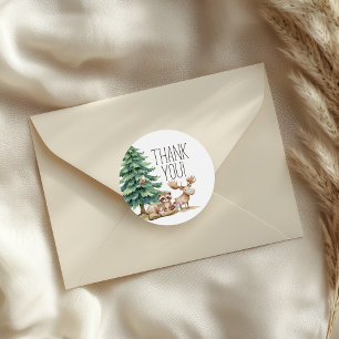 Adesivo Chá de fraldas de Boho Woodland