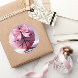 Adesivo Chá de fraldas de Bola de Arco de Fita de Basquete