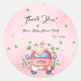 Adesivo Chá de fraldas de Carneiro Bonito