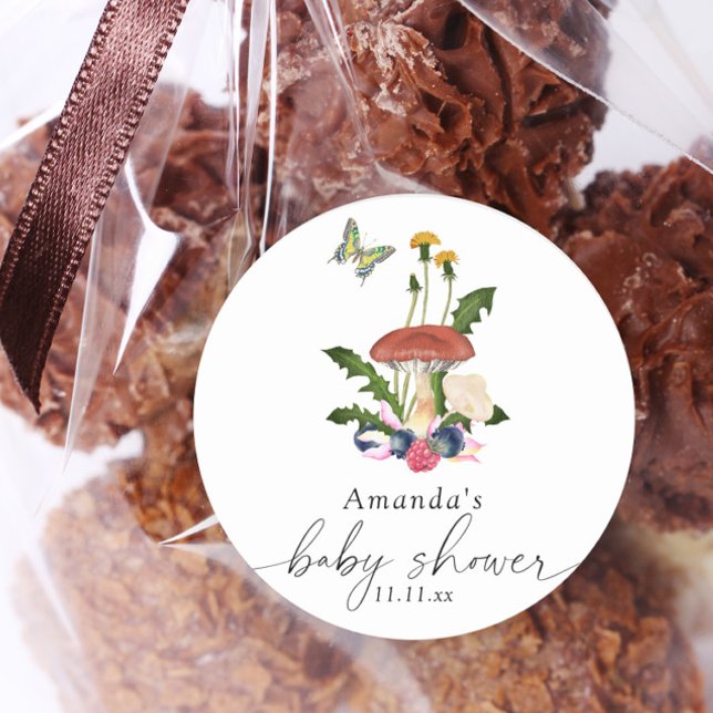 Adesivo Chá de fraldas de cogumelos (Criador carregado)