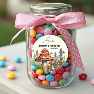 Adesivo Chá de fraldas de Cogumelos da Floresta Russa