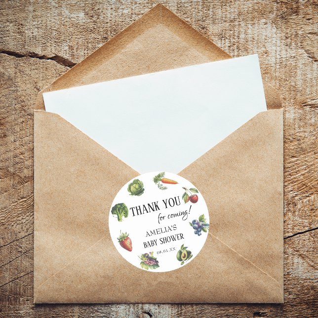 Adesivo Chá de fraldas De Colheita Branca Encantada Obriga (Criador carregado)