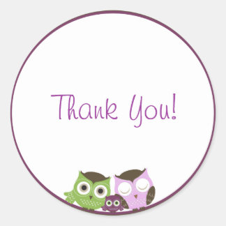 Adesivo Chá de fraldas de coruja