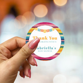 Adesivo Chá de fraldas de distribuição Fiesta mexicana per