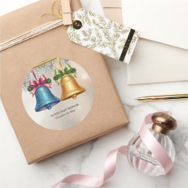 Adesivo Chá de fraldas de Enfeites de natal de Jingle Bell