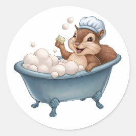 Adesivo Chá de fraldas de Esquilo Retroativo
