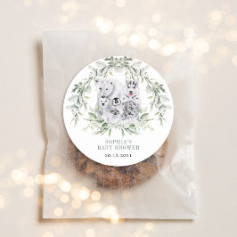 Adesivo Chá de fraldas de Férias do Ártico Inverno