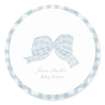 Chá de fraldas de fita azul-branca-branca