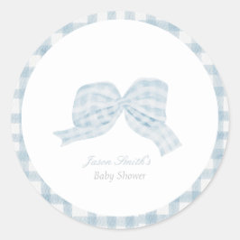 Adesivo Chá de fraldas de fita azul-branca-branca