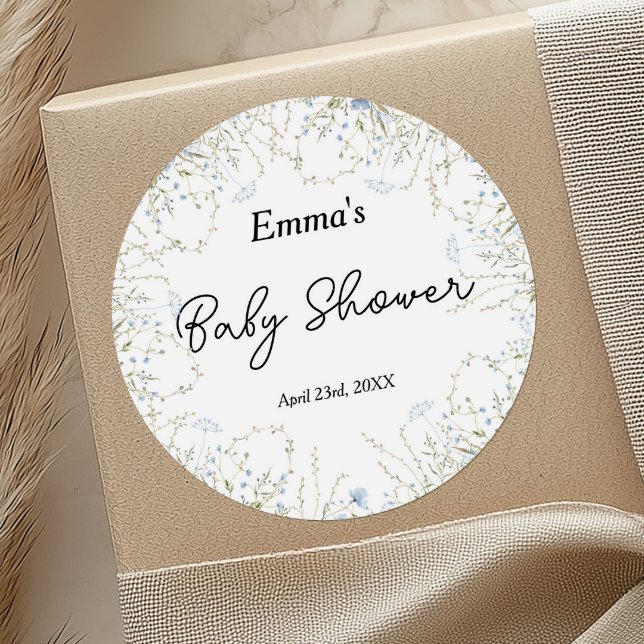 Adesivo Chá de fraldas de flor selvagem de Cornflower azul (Criador carregado)