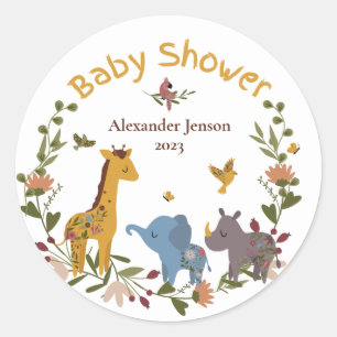 Adesivo Chá de fraldas de Folhagem Cuja Cobra Animais Safa