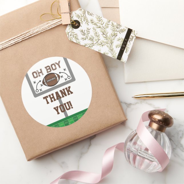 Adesivo Chá de fraldas de futebol do Boy (Presentear)