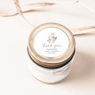 Adesivo Chá de fraldas de Ganso bobo