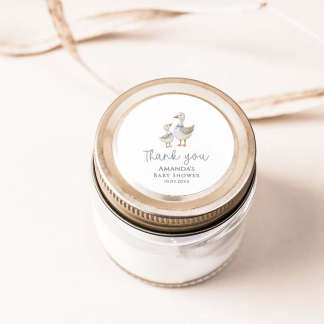 Adesivo Chá de fraldas de Ganso bobo (Criador carregado)