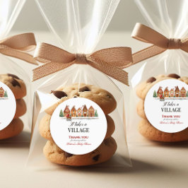 Adesivo Chá de fraldas de inverno da Rústica Stroller Vill