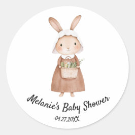 Adesivo Chá de fraldas de Jardim de Coelho de Veggie