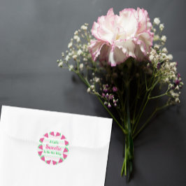 Adesivo Chá de fraldas de melancia doce