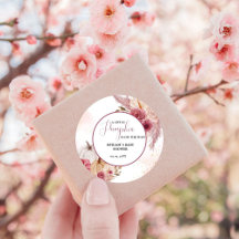 Chá de fraldas de Menina Floral Rosa-Rosa