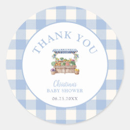 Adesivo Chá de fraldas de Menino Cultivado Localmente