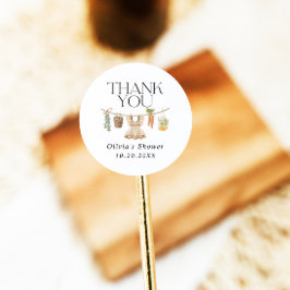 Adesivo Chá de fraldas De Mercado De Agricultores Cultivad