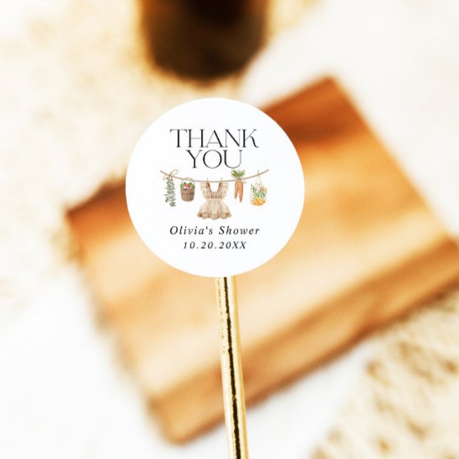 Adesivo Chá de fraldas De Mercado De Agricultores Cultivad (Criador carregado)